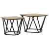 vidaXL Komplet stranskih mizic 2 kos Sonoma hrast 50 x 50 x 40 cm
