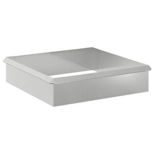 vidaXL Ograje proti polžem 8 kos 100 x 3,5 x 25 cm Cinkana jeklena