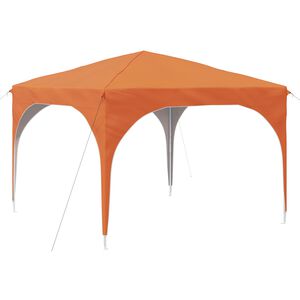 vidaXL Zložljivi &scaron;otor za zabave 290 x 290 x 245 cm Oranžna