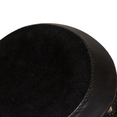 vidaXL Western sedlo, uzda in oprsnica pravo usnje 15" črne barve