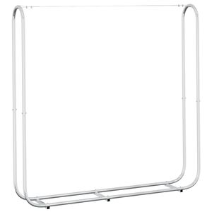 vidaXL Stojalo za drva 150x25x150 cm Pocinkano jeklo