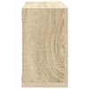 vidaXL Stenske police kockaste 2 kosa sonoma hrast 26x15x26 cm