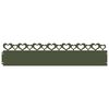 vidaXL Robniki za trato 10 kos 103 x 0,05 x 22 cm Jeklo Olivno zelena