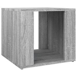 vidaXL Nočna omarica siva sonoma 41x40x36 cm inženirski les