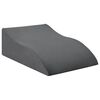 vidaXL Blazina za noge Siva 68 x 41 x 21 cm PU pena