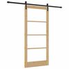 vidaXL Drsna vrata ORKDAL Naravna 93 x 202 cm