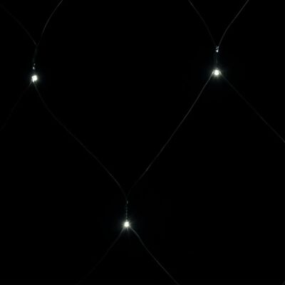 vidaXL Novoletna svetlobna mreža hladno bela 4x4 m 544 LED lučk