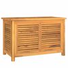 vidaXL Vrtna &scaron;katla s kolesi 90x50x58 cm trden tikov les