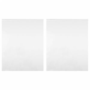 vidaXL Zrcalna folija 2 kosa samolepilna 45x150 cm PET