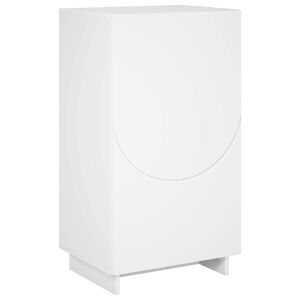 vidaXL Omarica za čevlje 48 x 38 x 87,5 cm Konstruiran les Bela