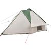 vidaXL Teepee &scaron;otor s streho Zelena in Bela 490 x 410 x 210 cm