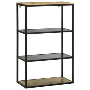 vidaXL Knjižna omara 70 x 35 x 110 cm Trden mangov les