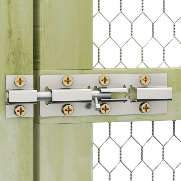 vidaXL Kokošnjak 1,5x9x1,5 m impregnirana borovina