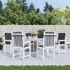 vidaXL Blazine za vrtne stole 6 kosov črne 100x50x3 cm oxford tkanina
