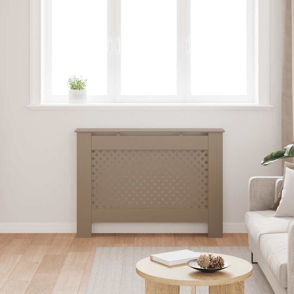 vidaXL Pokrov za radiator 112x19x81,5 cm MDF