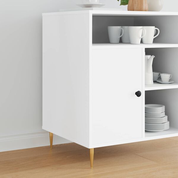 vidaXL Stojne noge 2 pcs Zlata 98 x 40 mm elezo