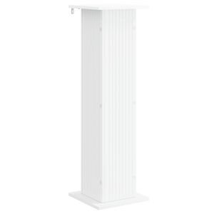 vidaXL Stojalo za rastline Bela 30,5 x 30 x 100,5 cm Inženirski les