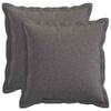 vidaXL Prevleka za blazino 2 kos HOUTEN Temno zelena 30 x 30 cm