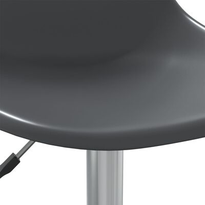 vidaXL Vrtljiv pisarniški stol svetlo siv PP