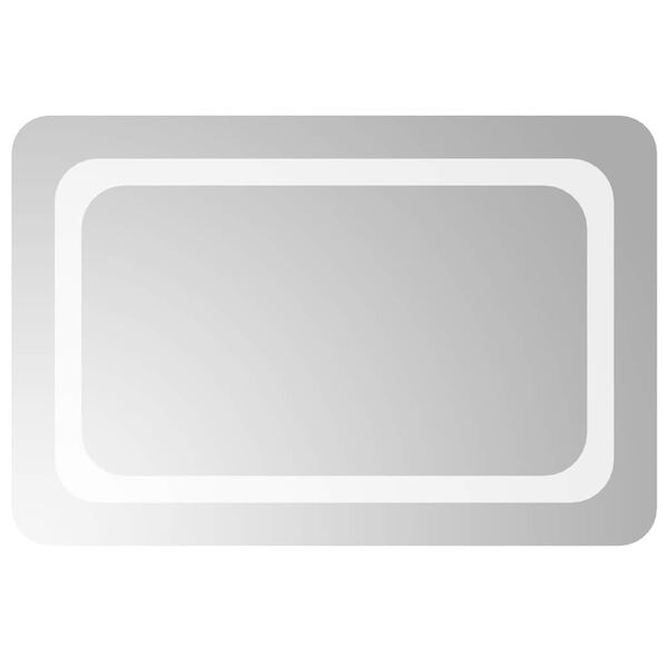 vidaXL LED kopalni&scaron;ko ogledalo 60x40 cm