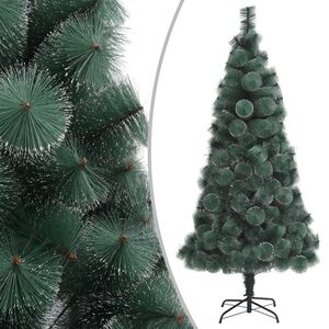 vidaXL Umetna novoletna jelka s stojalom zelena 120 cm PET