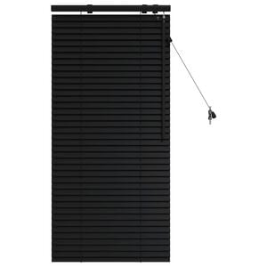 vidaXL Venecijanska žaluzija Črna 60 x 130 cm 35 mm