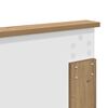 vidaXL Konstrukcija postelje Oreh 120 x 190 cm Masivno borovo les