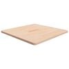 vidaXL Kvadratna mizna plo&scaron;ča 70x70x2,5 cm neobdelana trdna hrastovina