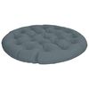 vidaXL Papasan blazina VIANEN 100% poliester Modra &Oslash; 120 x 12 cm