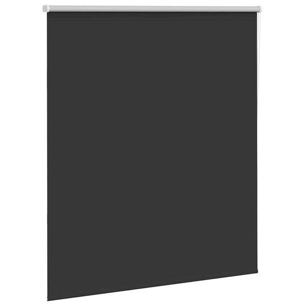 vidaXL Roleta Blackout Black 140x175 cm &Scaron;irina tkanine 136,6 cm