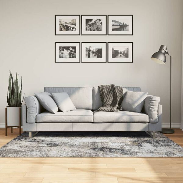 vidaXL Preproga pralna večbarvna 120x180 cm protizdrsna