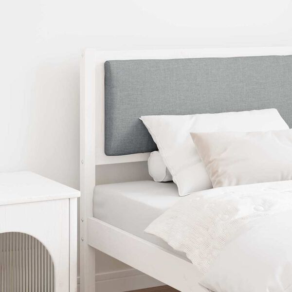 vidaXL Vzglavje Drugo Bela 100 cm Trdna borovina