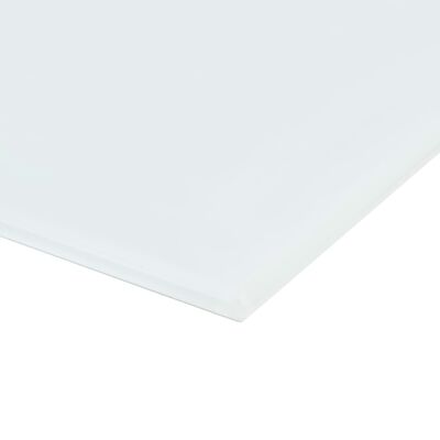 vidaXL Stenska magnetna bela tabla iz stekla 80x60 cm