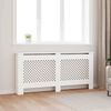 vidaXL Pokrov za radiator bel 172x19x81,5 cm MDF