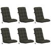 vidaXL 6-delne blazine za visok naslon VIANEN 6 pcs 100% poliester