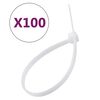 vidaXL Kabelske vezice 100 kosov 15 cm