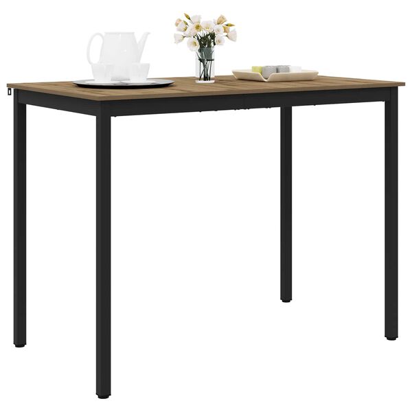 vidaXL Stoječ miza za bar Konstruiran les