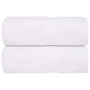 vidaXL Umivalne krpe FROGN 2 kosa bele 15x21 cm 360 g/m&sup2;
