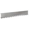 vidaXL Robovi trave 30 kos 102 x 15 x 4 cm Jeklo Srebrna
