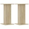 vidaXL Stojalo za rastline 2 kosa sonoma hrast 30x30x60 cm inž. les