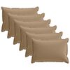 vidaXL Blazina 6 kos HOUTEN Taupe 40 x 60 cm Poliester
