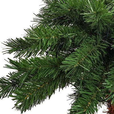vidaXL Božično drevesce z LED lučkami 210 cm