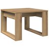 vidaXL Stranska mizica artisan hrast 50x50x35 cm inženirski les