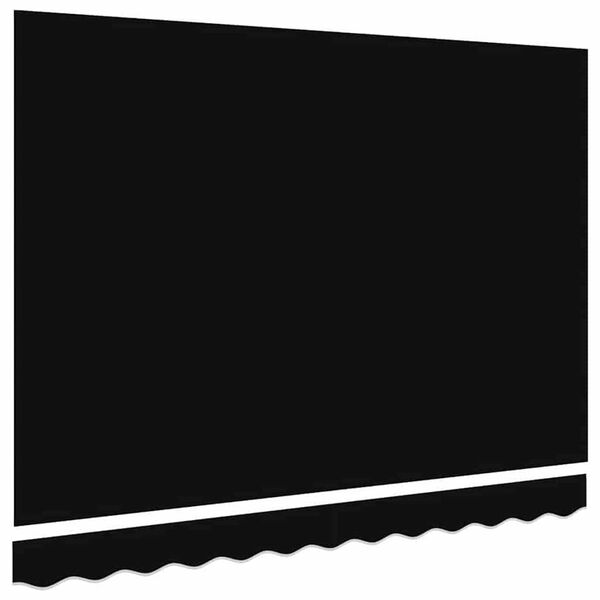 vidaXL Nadomestno platno za tendo Črna 280 x 245 cm Poliester