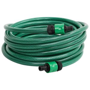 vidaXL Cev za bazen zelena 10 m PVC