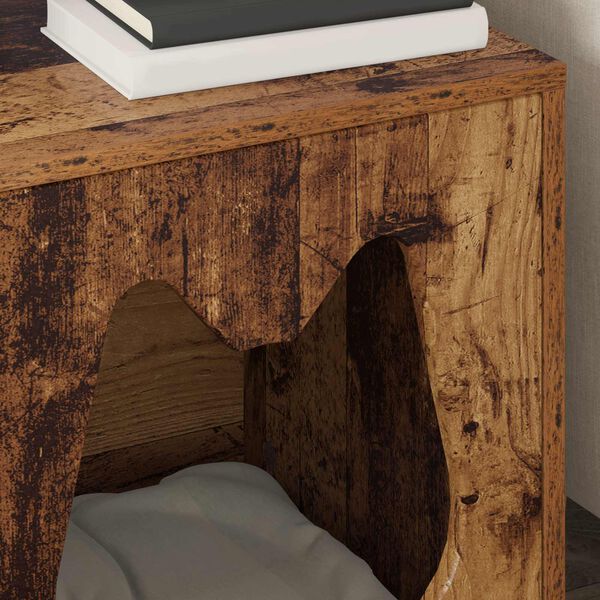 vidaXL Mačja hi&scaron;a Star les 42,5 x 40 x 53,5 cm Konstruiran les