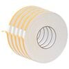 vidaXL Samolepilni pena trak 5 kos Bela 10mm x 10m CR pena