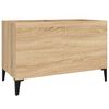 vidaXL Omarica za gramofonske plo&scaron;če hrast sonoma 74,5x38x48 cm les