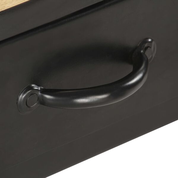 vidaXL Klubska mizica 100x60x40 cm trden mangov les