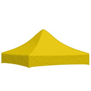 vidaXL Streha za vrtni &scaron;otor 2x2 m rumena 270 g/m&sup2;
